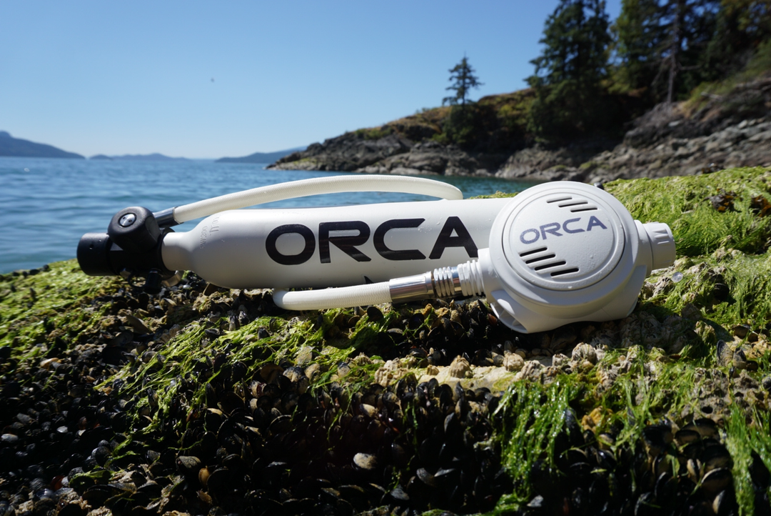 Orca 500 Mini Scuba Tank - Front in Nature